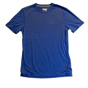 Marmot Mens Short‎ Sleeve Crewneck Blue Performance Tshirt Size Small